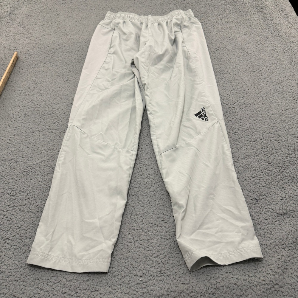 Adidas Aeroready  Track Training Pants Women Large Light Grey Athletic